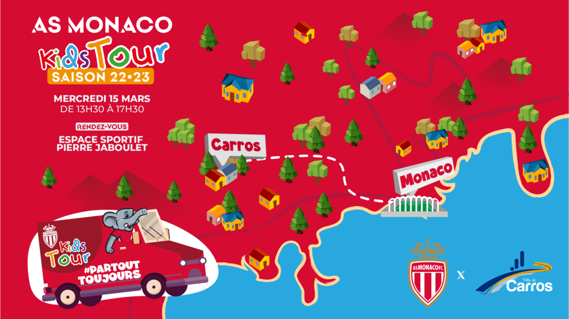 Kids Tour - L'AS Monaco se déplace à Carros ce mercredi.