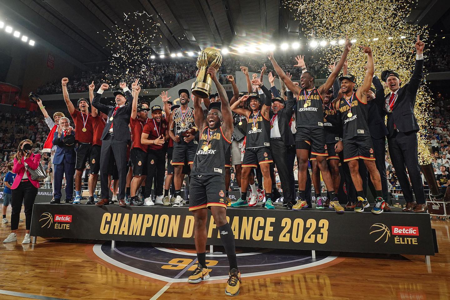 L'AS Monaco Basket est devenue championne de France pour la première fois de son histoire, jeudi.