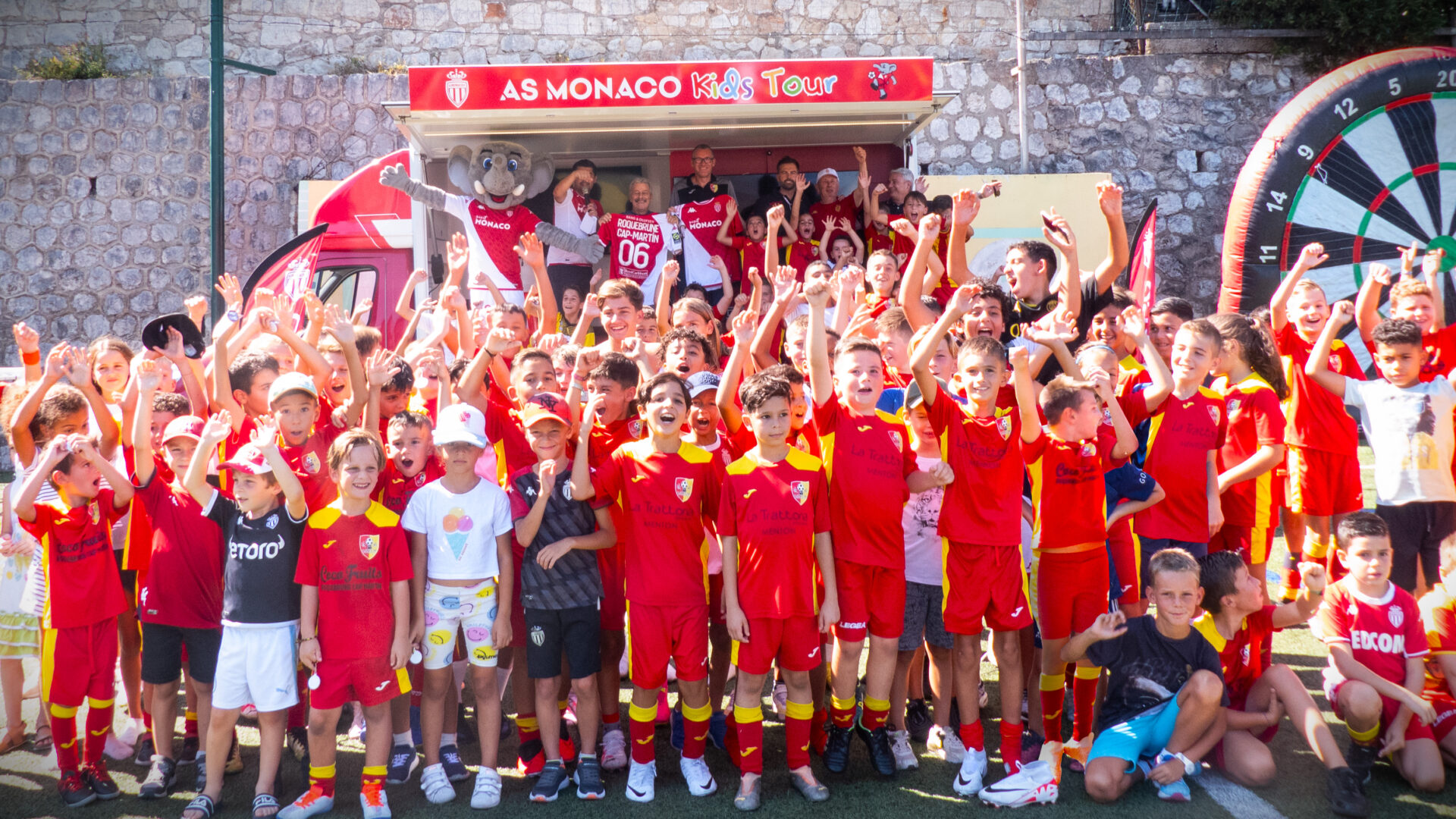 Roquebrune-Cap-Martin a accueilli la deuxième étape du Kids Tour 2023-24 le 6 septembre.