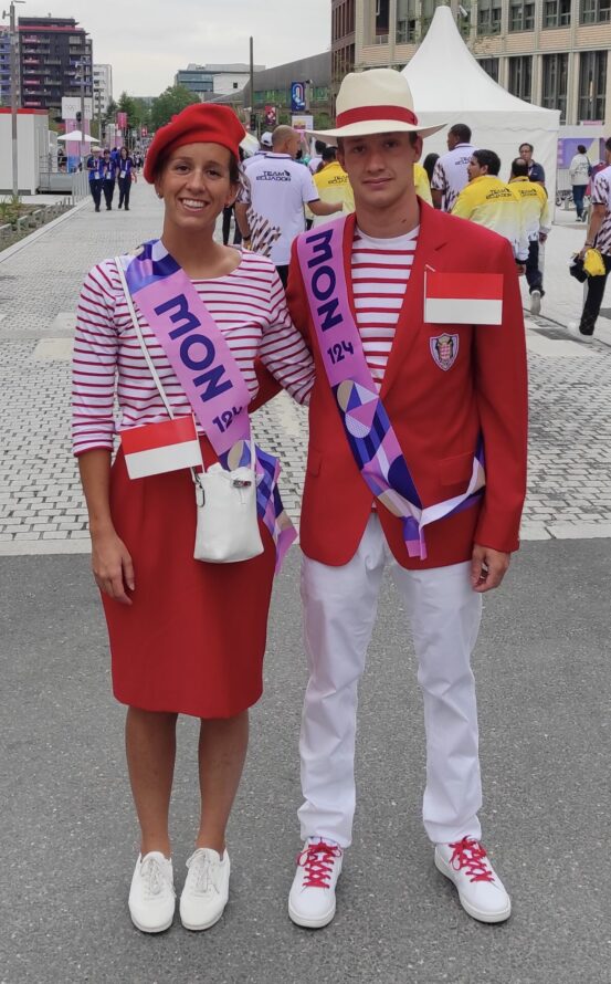 JO Paris - Lisa Pou et Théo Druenne, porte-drapeaux de Monaco.