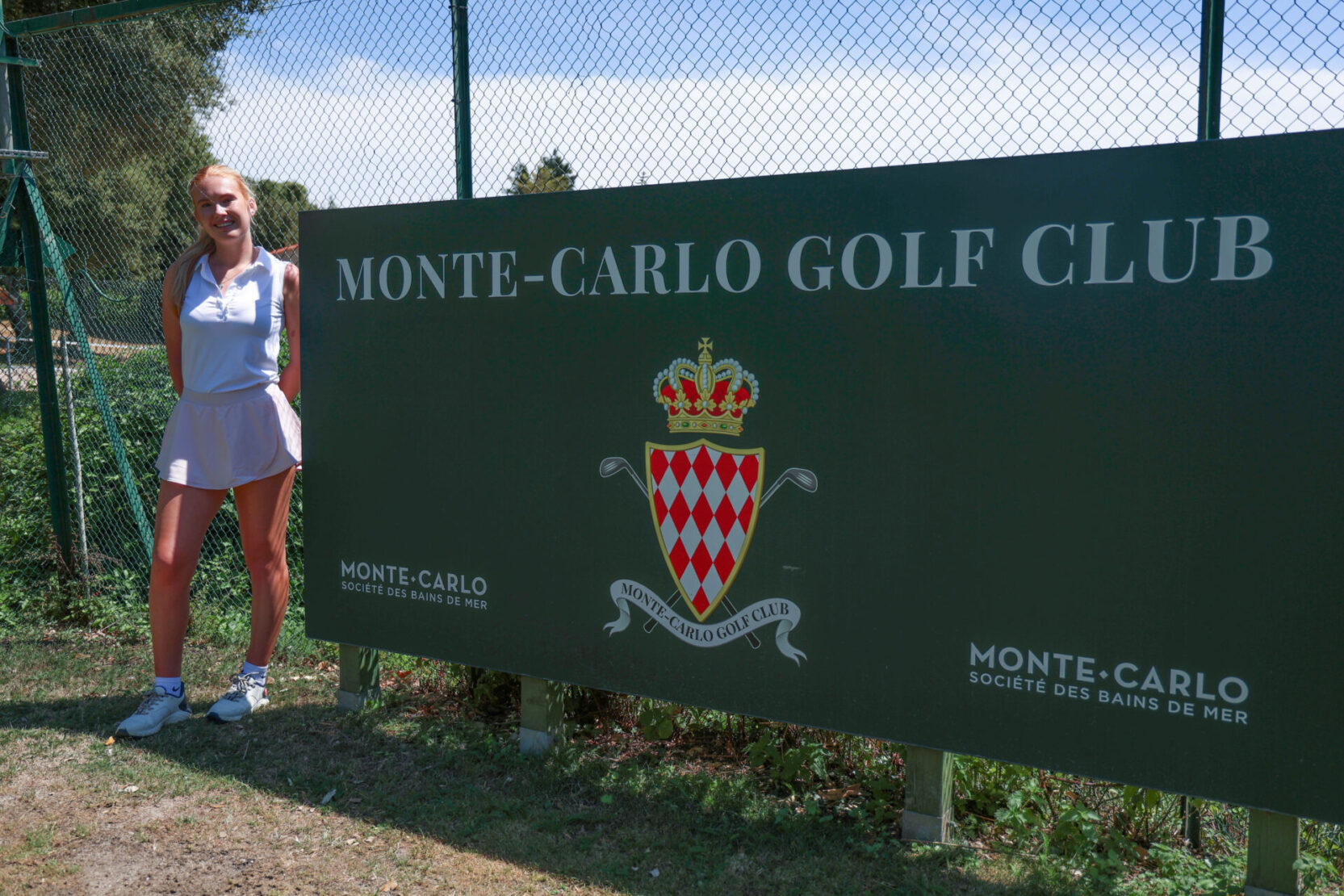 Étudiante aux Etats-Unis, Chloe de Verner est venue se ressourcer au MCGC cet été (Jérémie Bernigole).