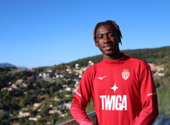 Mamadou Coulibaly au Centre de performance de l'AS Monaco.