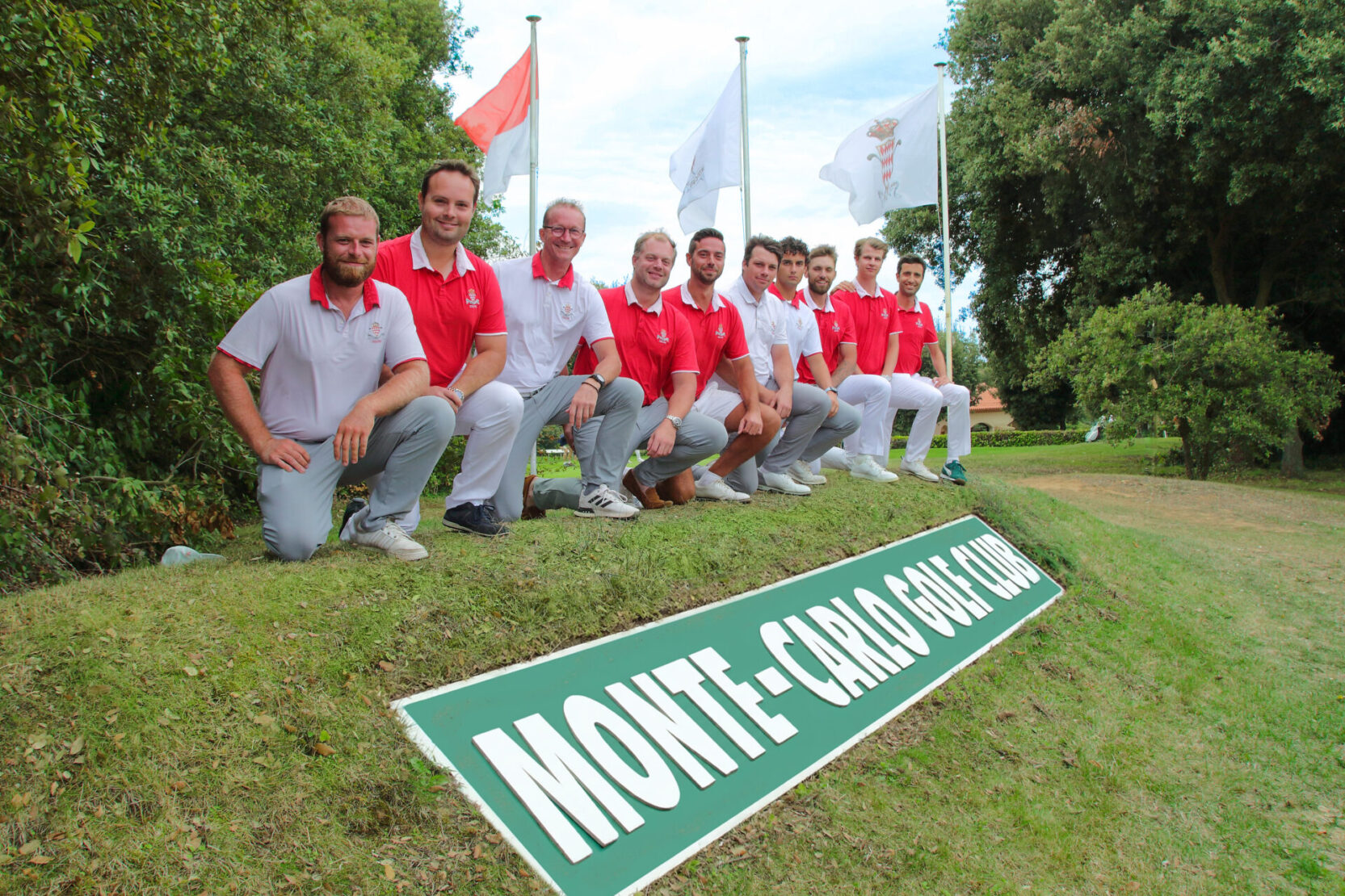 L'équipe première du Monte-Carlo Golf Club.