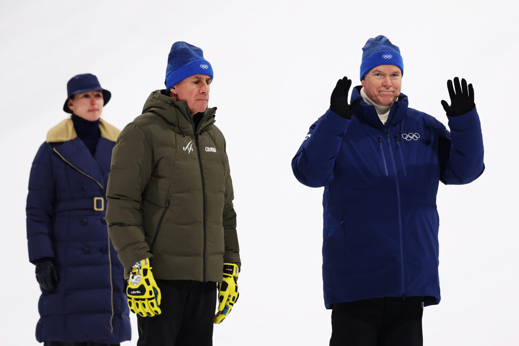 Le Prince Albert II à Livigno (JO d'hiver de Milan-Cortina 2026).