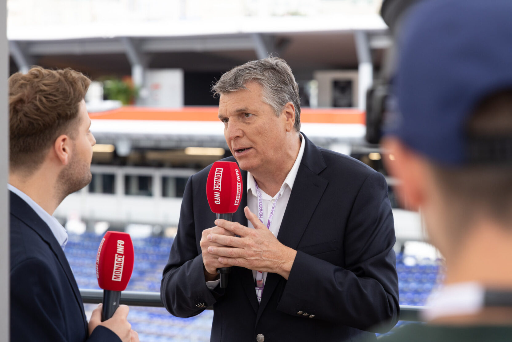 Christophe Pacaud au micro de Monaco Info.