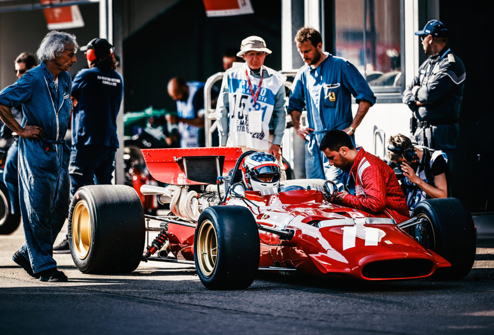 Jean Alesi au volant de la Ferrari 312 (1969), l’une des attractions majeures de cette 15e édition du Grand Prix de Monaco Historique.