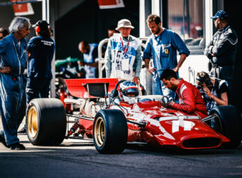 Jean Alesi au volant de la Ferrari 312 (1969), l’une des attractions majeures de cette 15e édition du Grand Prix de Monaco Historique.