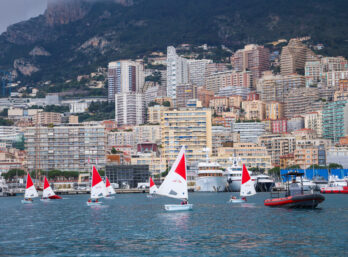 Les jeunes moussaillons du Yacht Club de Monaco.