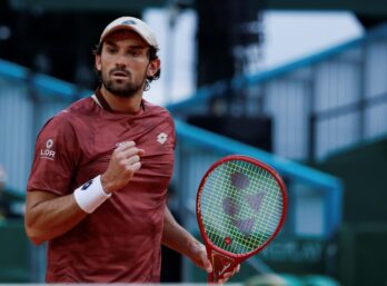 Valentin Vacherot, premier joueur monégasque à atteindre les demifinales en simple à Monte-Carlo.